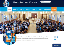 Tablet Screenshot of mswparish.org